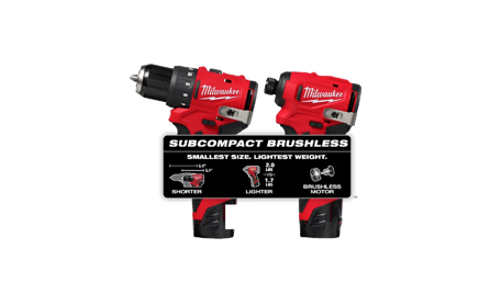 Milwaukee M12™ Subcompact Brushless Drill and Impact Driver