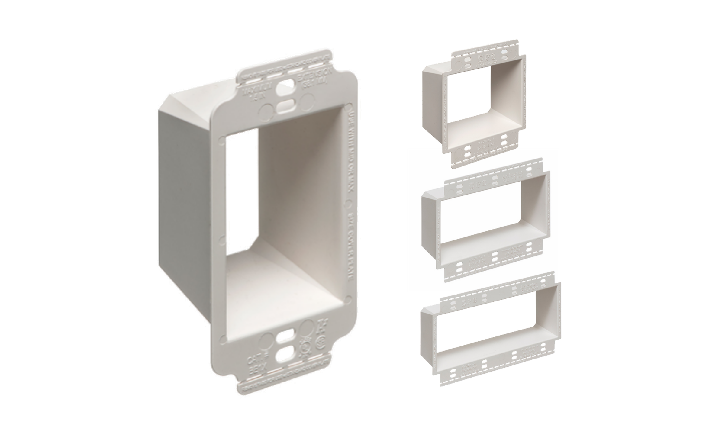 Arlington® Large Flange Box Extenders