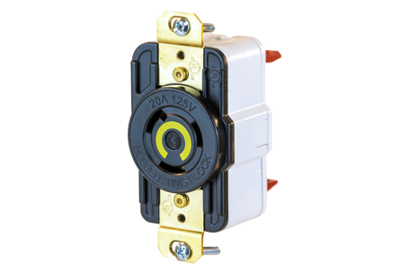Twist-Lock Edge Series Screwless Terminating Receptacles, Plugs and Flanged Inlets