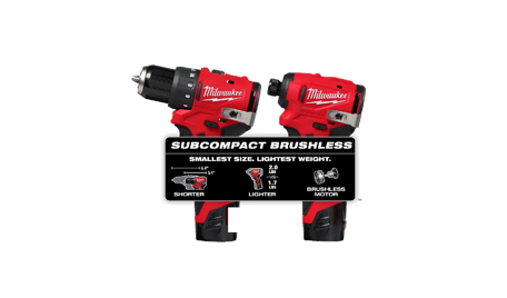 Milwaukee M12™ Subcompact Brushless Drill and Impact Driver