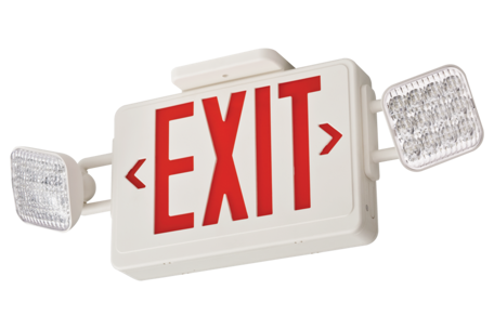 ECRG Switchable Emergency Sign with Square Lights