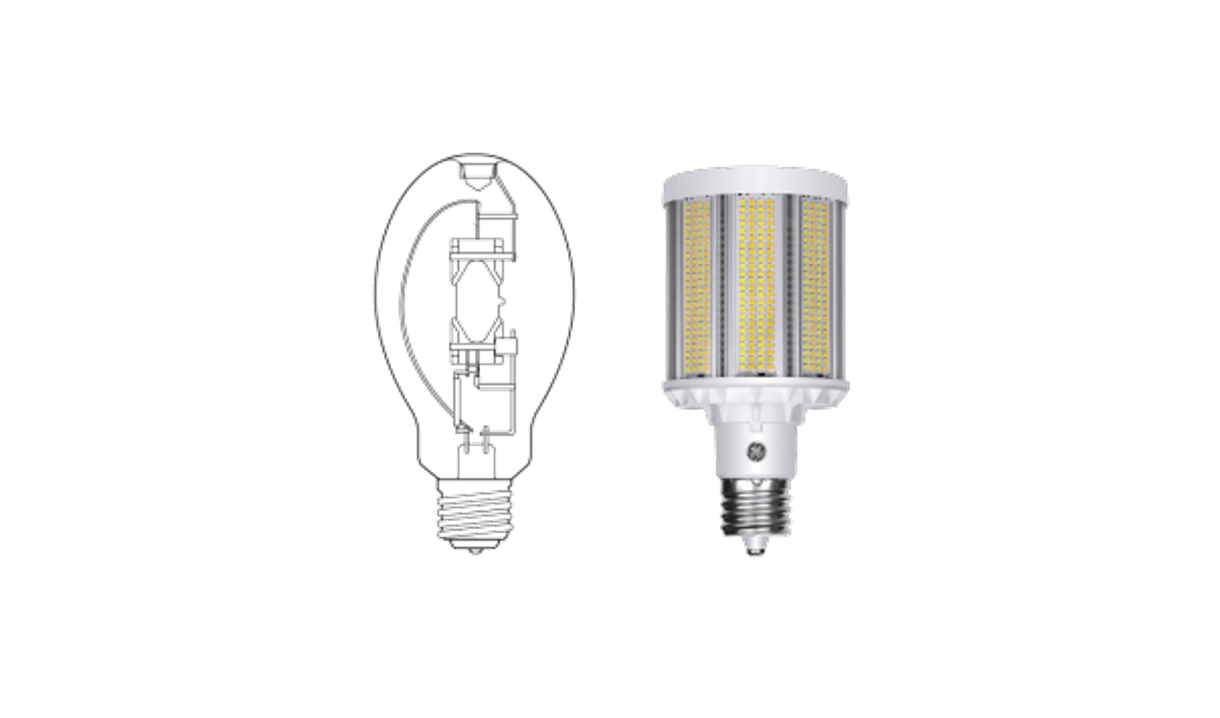 Current Passive Selectable LED HID Lamps