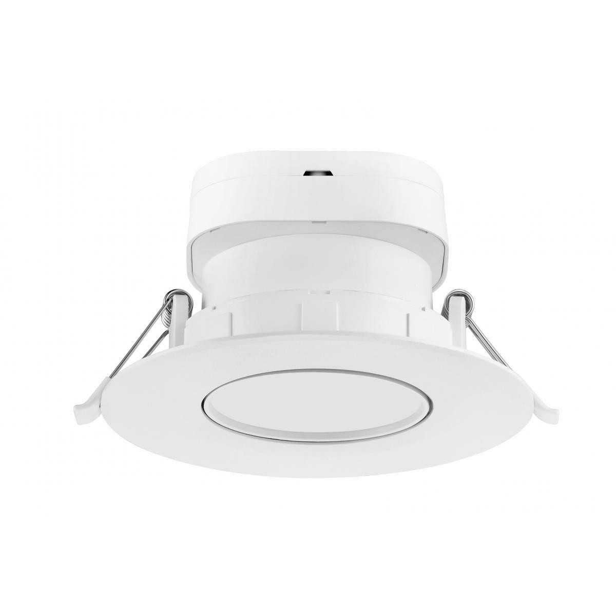 7 Watt LED Direct Wire Downlight - Gimbaled - 4 Inch - 3000K - 120 Volt - Dimmable