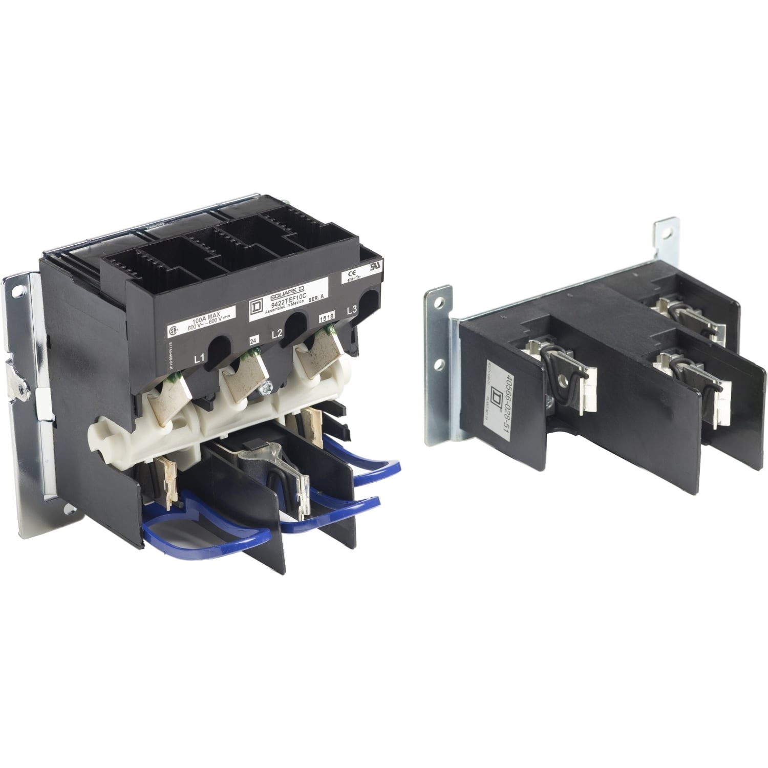 Operating mechanism, flange mounted, variable depth, 100A, 600V, H, K, J, R fuseholder, cable operated switch mechanism