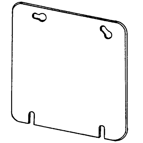Features: Configuration Blank, Standard:UL E18095, Material: Steel, Shape: Square, Size:4.6875 X 4.6875 IN