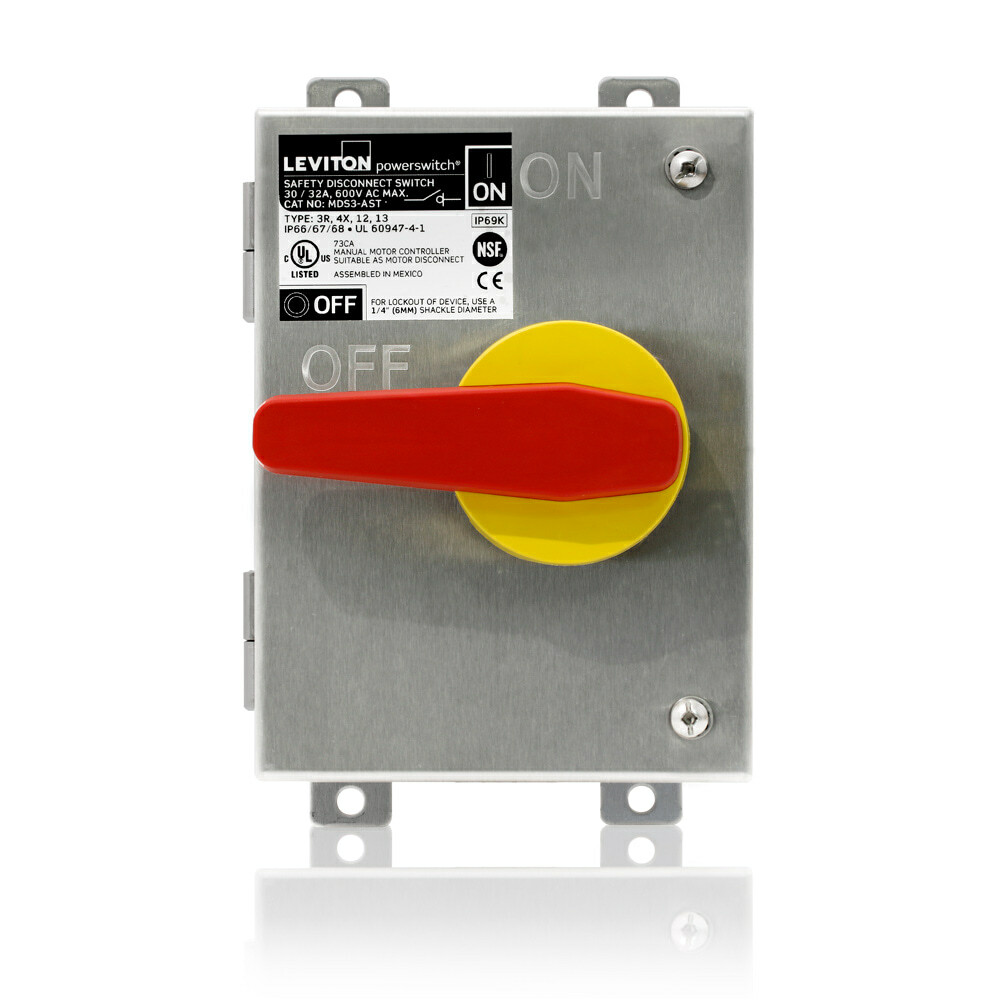 SLOPE TOP N/F DISC SW 30A-600V SS W AUX