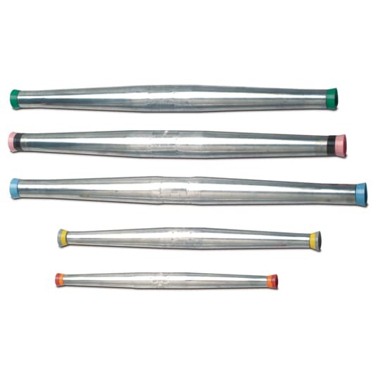 Autoset Automatic Tension Splice for Wire Range: 1/0 6/1, 2/0 7/1 ASCR, 1/0-2/0 AAAC, 1/0-2/0 AAC, Aluminum, Color Code 1/0 - Yellow, 2/0 - Gray