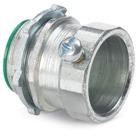 Set Screw Connector, Concrete Tight, Conduit Size 2 Inches, Material Zinc Plated Steel, For use with EMT Conduit