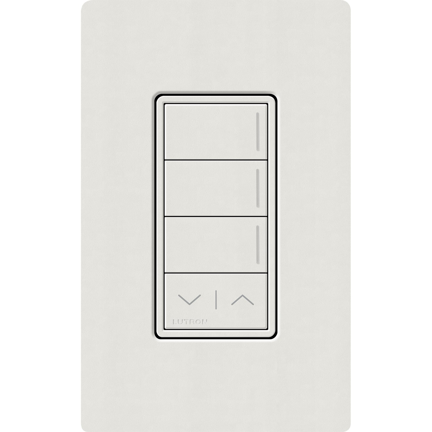 Lutron RadioRA 3 Sunnata RF 3-Button Keypad with Raise/Lower - Lunar Gray