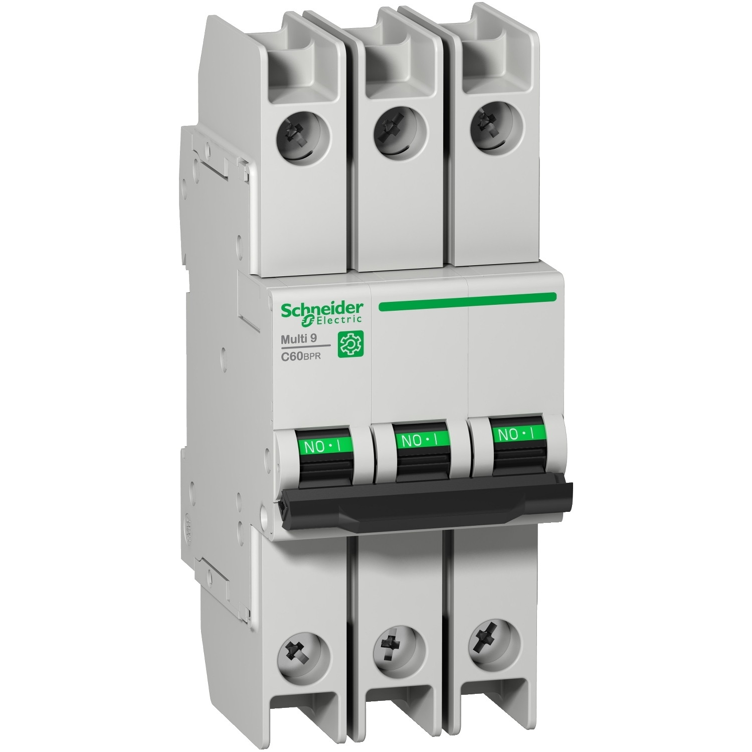 Miniature circuit breaker (MCB), Multi9 C60BPR, 3P, 63A, C curve, 10kA (UL489), 10kA (IEC/EN 60947-2)
