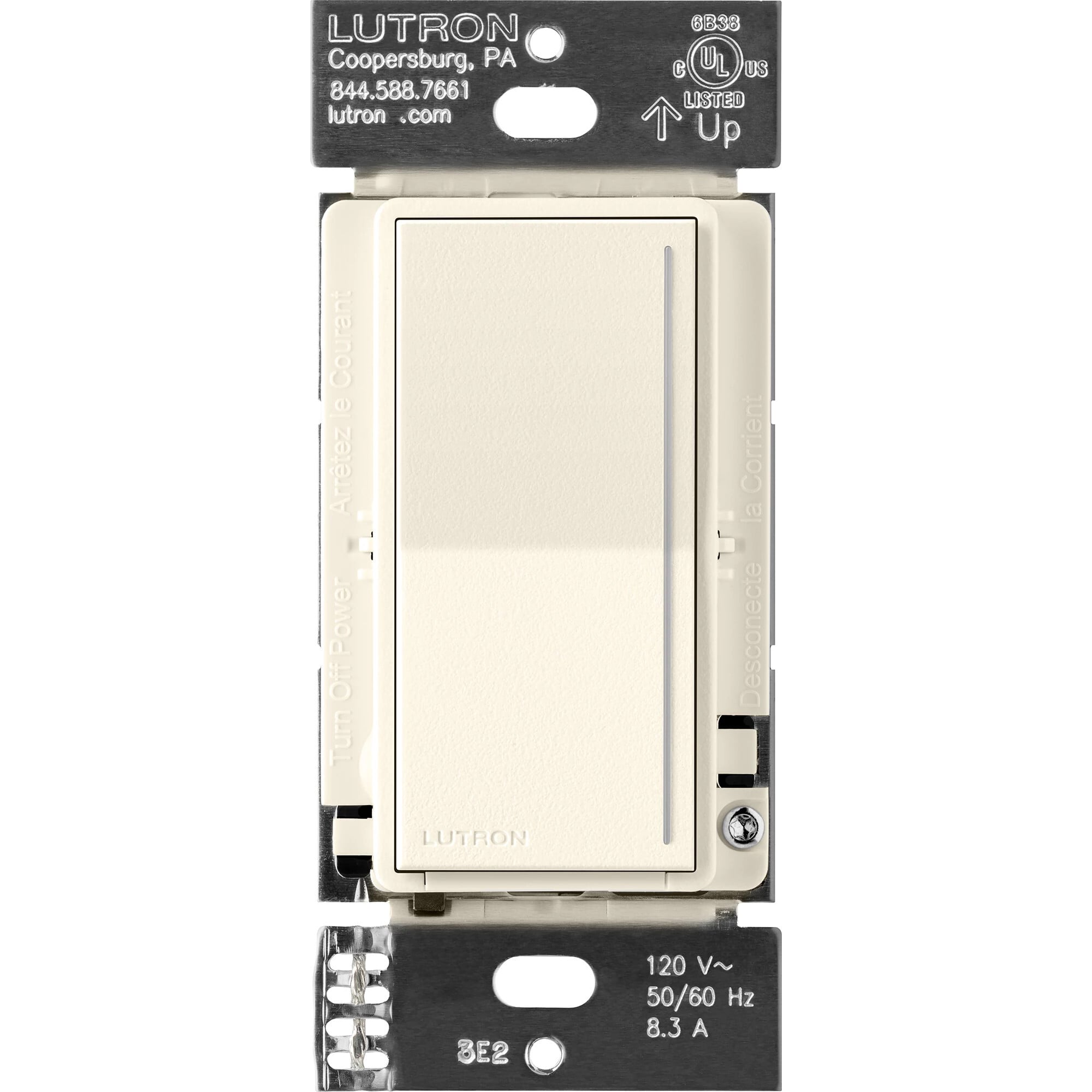 Sunnata Companion Dimmer Switch, for use only with Sunnata Pro LED+ Dimmer Switches, Biscuit