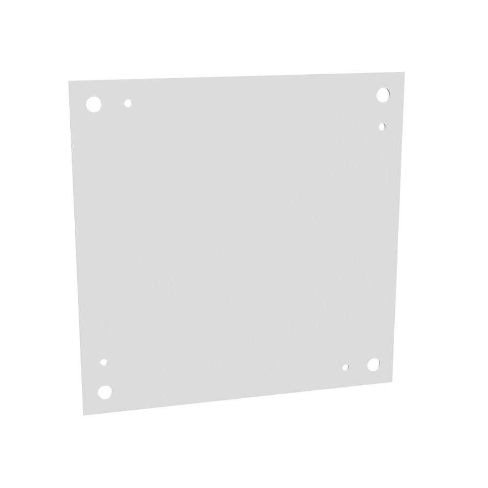 Back Panel Non UL Listed 16x16 Hinge Cover White Steel