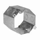Eaton Crouse-Hinds series Octagon Concrete Box, 4", 3-1/2", Steel, 1" and 3/4" double row, 41.0 cubic inch capacity