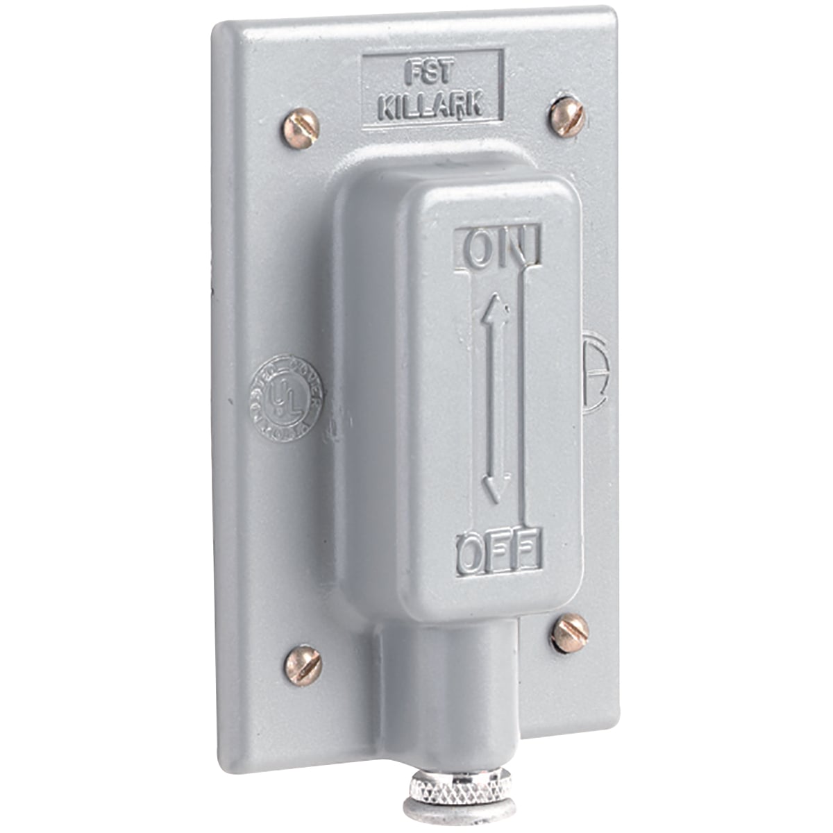 FZ/FCL-GF/FST Series Fittings - Cast Device Covers - Single Gang with Gaskets Included - 1 Toggle Switch