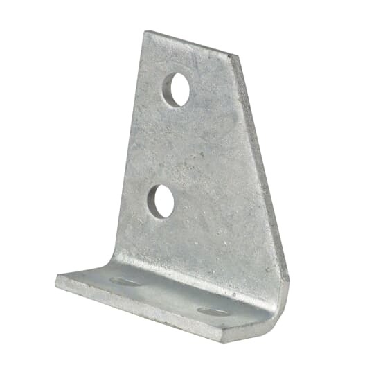 Corner Fitting 90 degree, Left Hand, Hot Dipped Galvanized, 3-1/3 inch X 4-1/8 inch