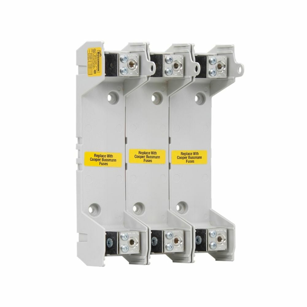 Eaton Bussmann Series RM modular fuse block, Modular fuse block, 0-30 A, Three-pole, Class R, Screw, 600 V