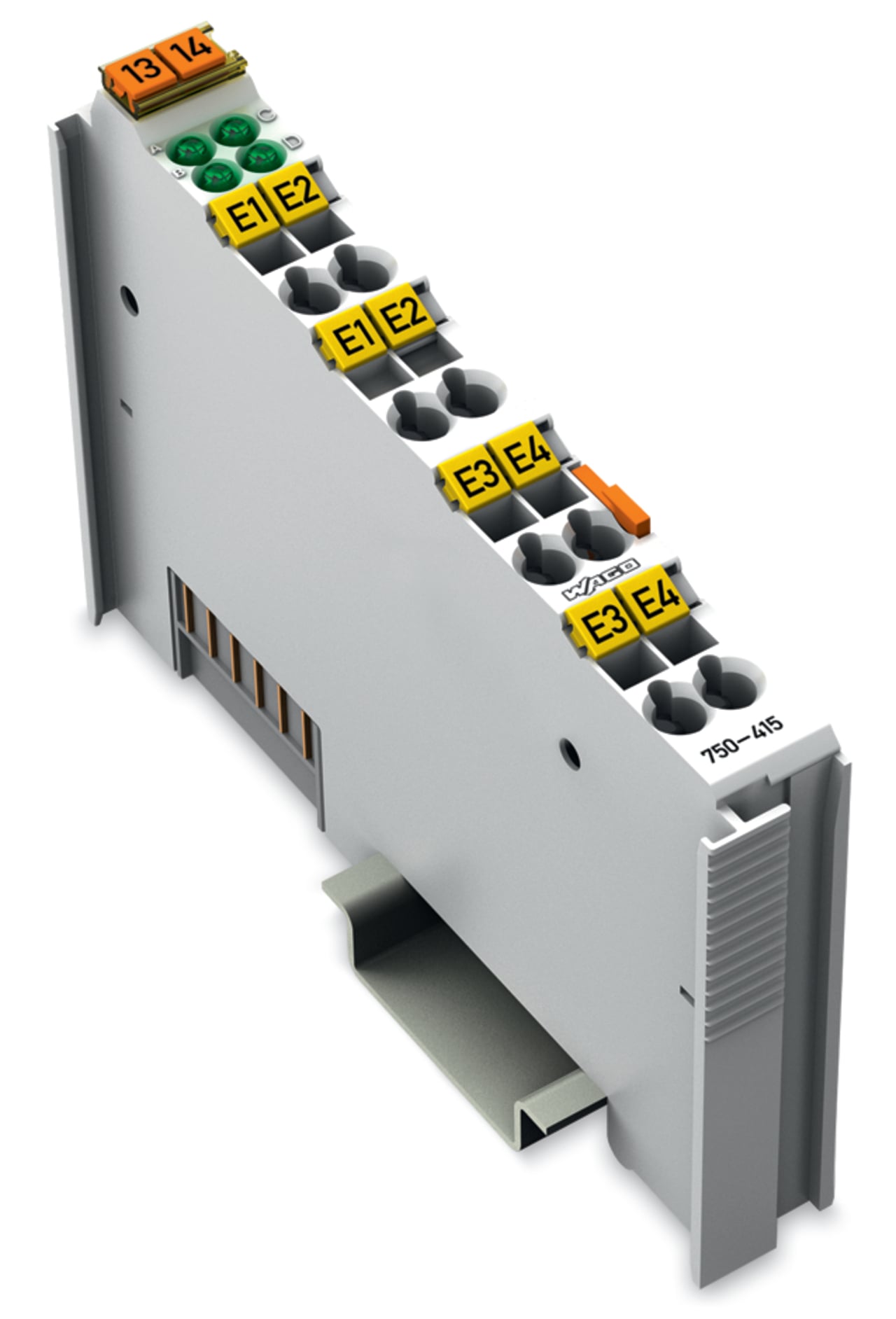 4-channel digital input; 24 V AC/DC; 20 ms