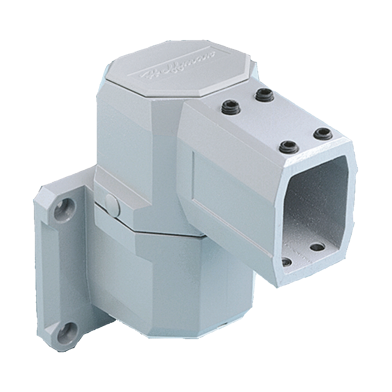 Compact Series 2 Wall Joint Horizontal, fits 45x60mm, Lt Gray, Aluminum