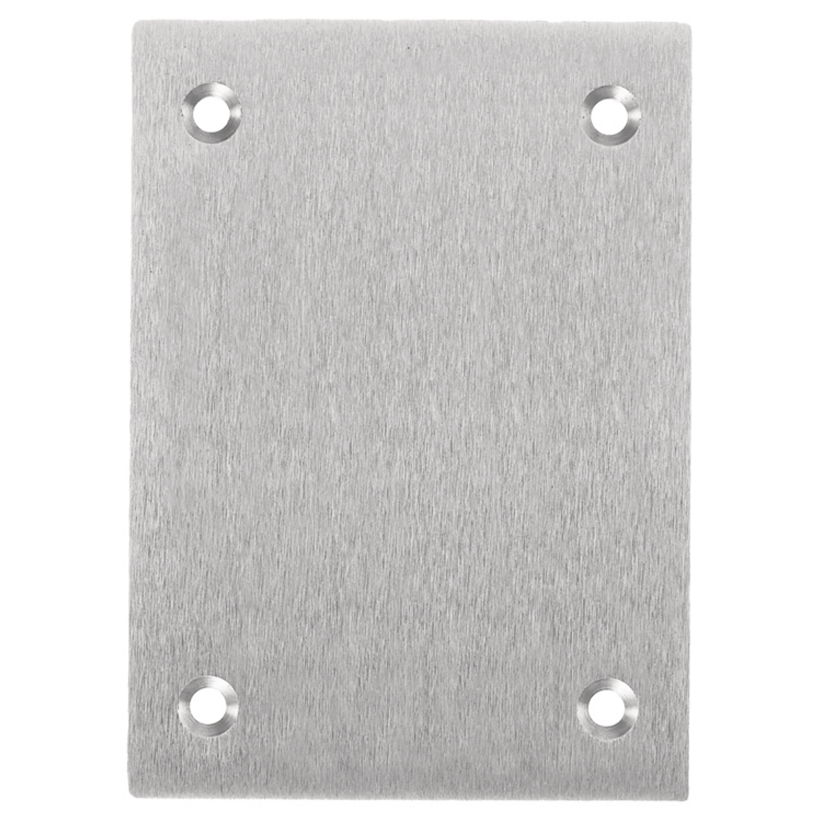 Flush Concrete Floor Box Series, 1-Gang Cover, Rectangular, Blank, Aluminum
