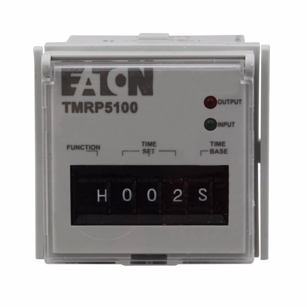 TMRP Series Timing Relay, Octal style terminals, 11 pins, Control switch trigger, 0.1 seconds-9,990 hours time delay, 12-240 Vac/dc input voltage, ON/OFF delay, 90% silver, 10% nickel, 12A contact rating, DPDT contact configuration,