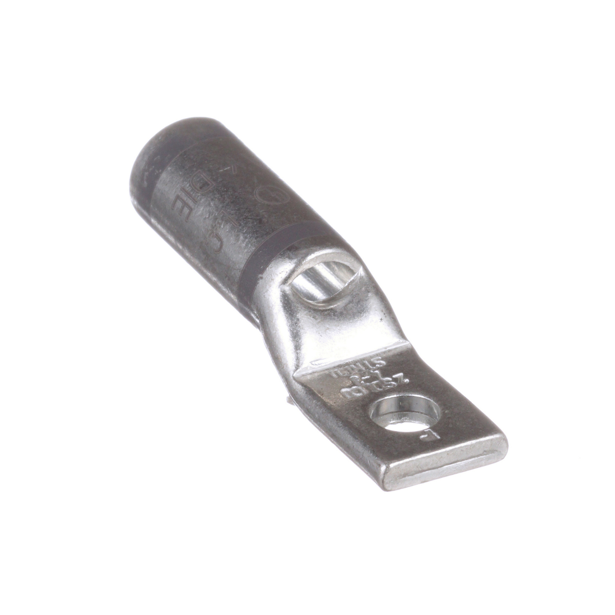 Copper Compression Lug, 1 Hole, #4 AWG, 