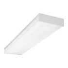 ACW Series 4 Ft. High-Output Dimmable LED Wraparound with Prismatic Acrylic Lens in 4000K