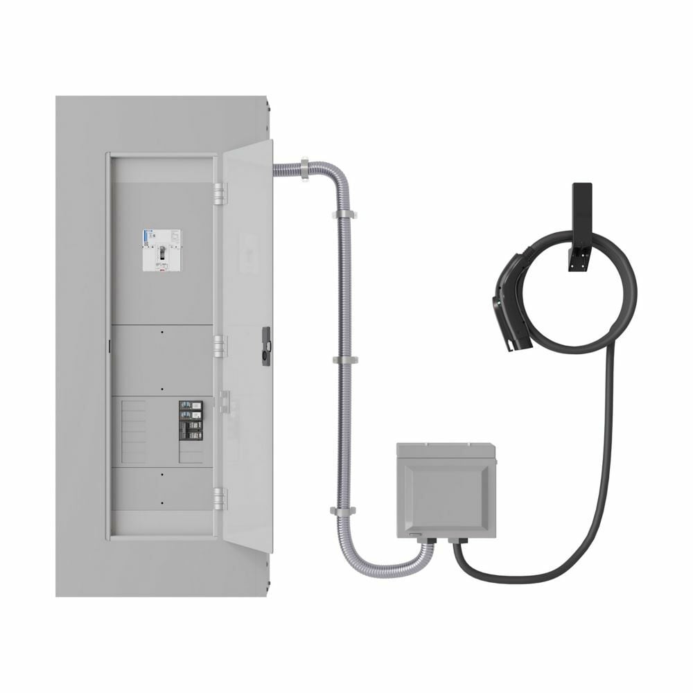 Eaton Green Motion BAB EV smart breaker charger, 32 A, BAB bolt-on, 2P, 40 A, 208-240 Vac