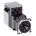 integrated drive ILA with servo motor - 24..48 V - EtherNet/IP - indus connector