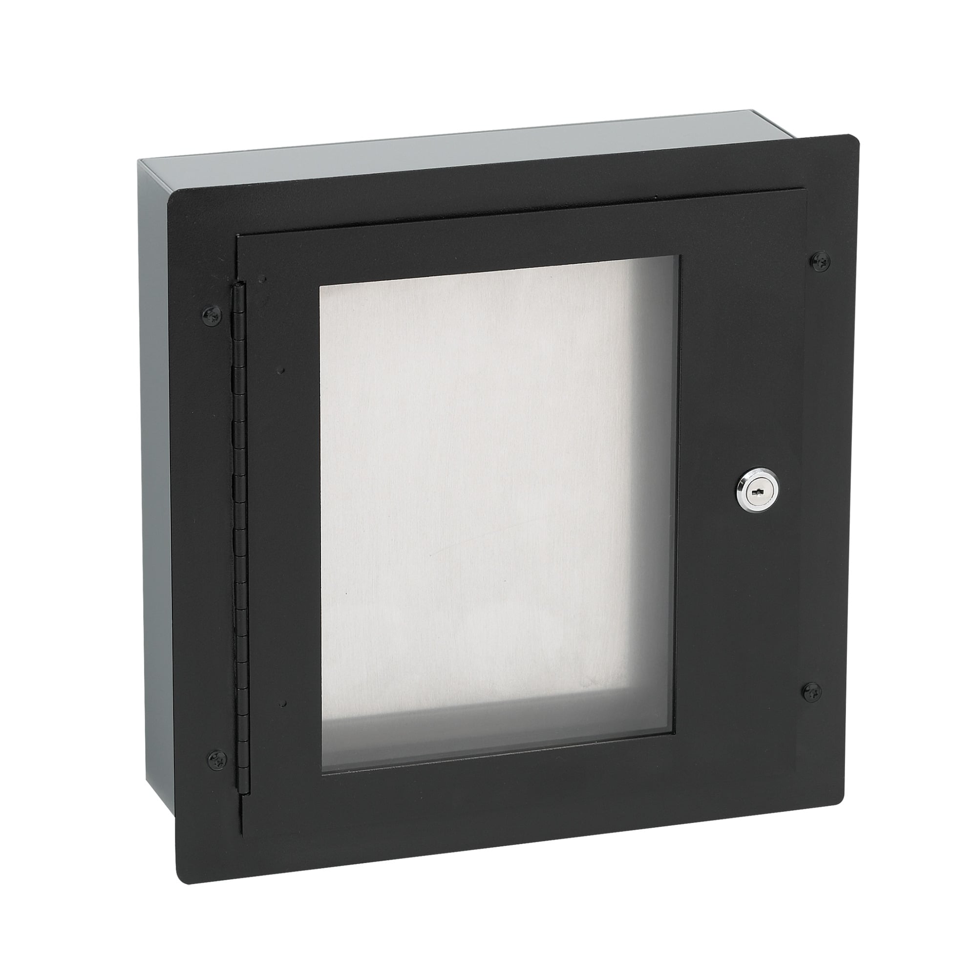Locking Window for Pull Box Type 1, fits 12.00x12.00, Black, Steel