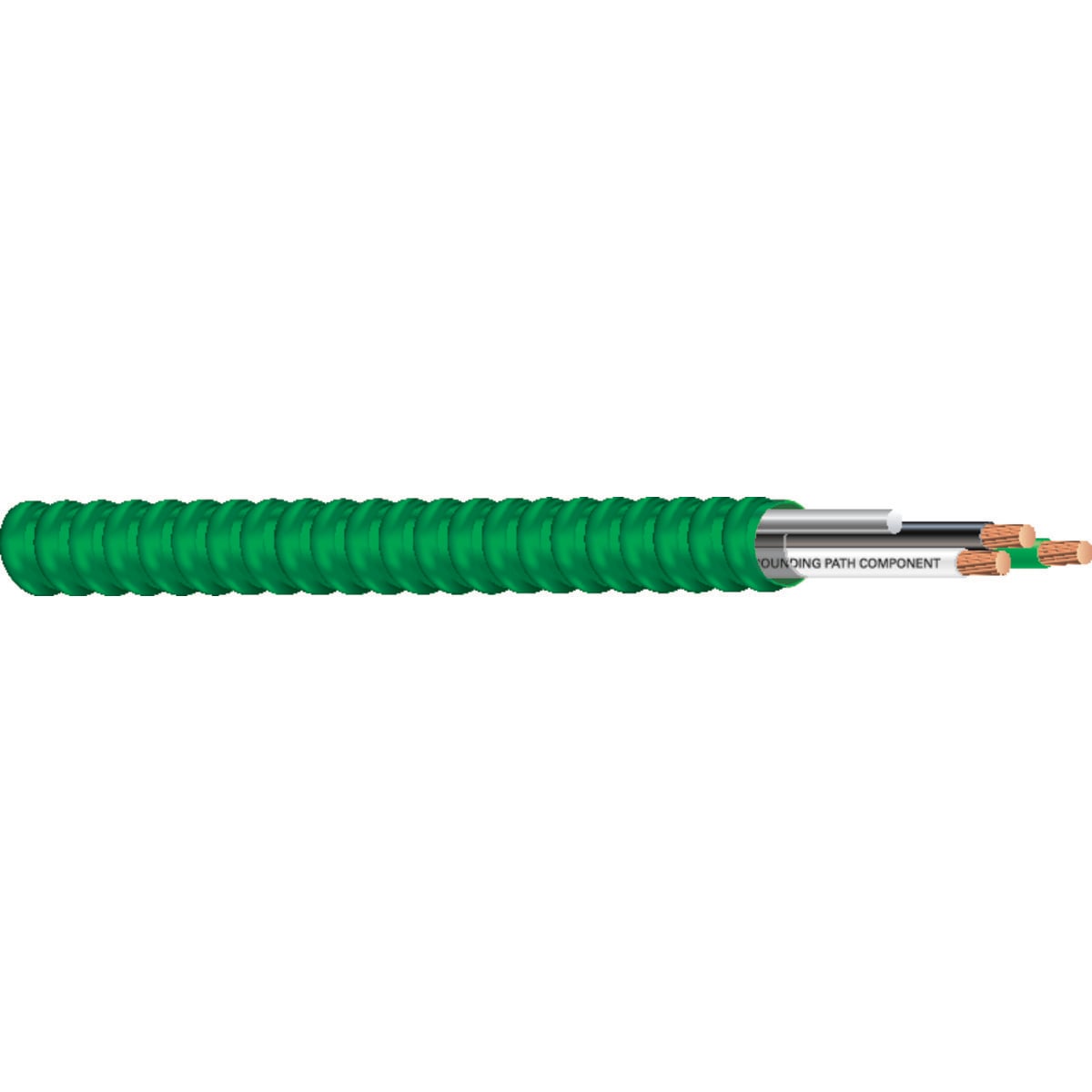 12-2 STR CU THHN BLACK/WHITE/GREEN GRND/AL GRND AIA MCAP HCF 1000 FT