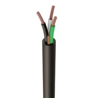 SOOW/SOW Cord, 12 AWG, 3 Conductors, Black, 1000 Foot Reel