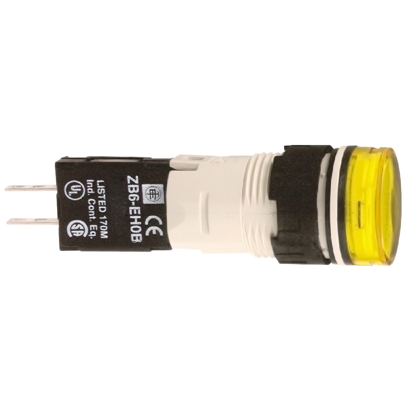 Complete pilot light, Harmony XB6, yellow  16 with integral LED 48...120 V