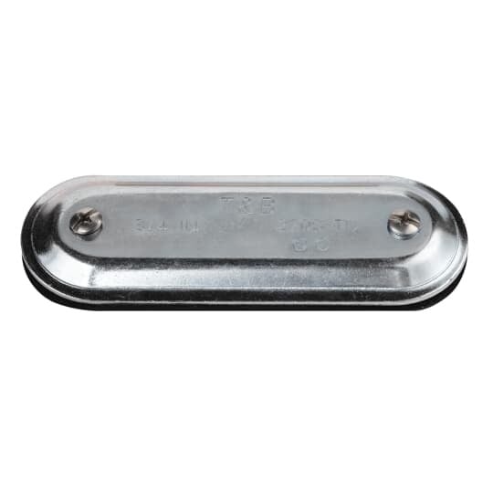 Form 7, 3-1/2 Inch to 4 Inch Stamped Steel Conduit Body Cover and Neoprene Gasket