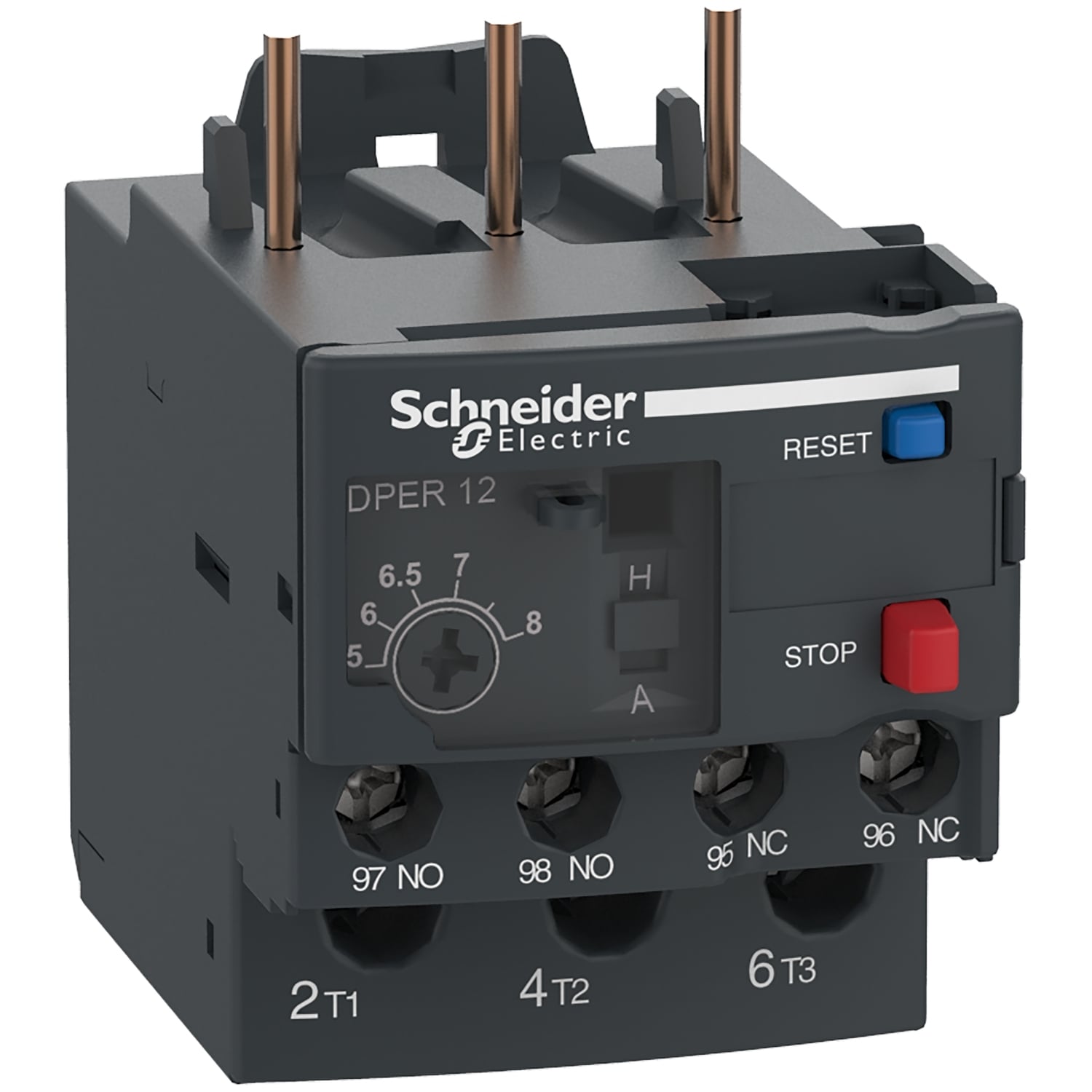Thermal overload relay,Easy TeSys DPER,5.5-8A,class 10