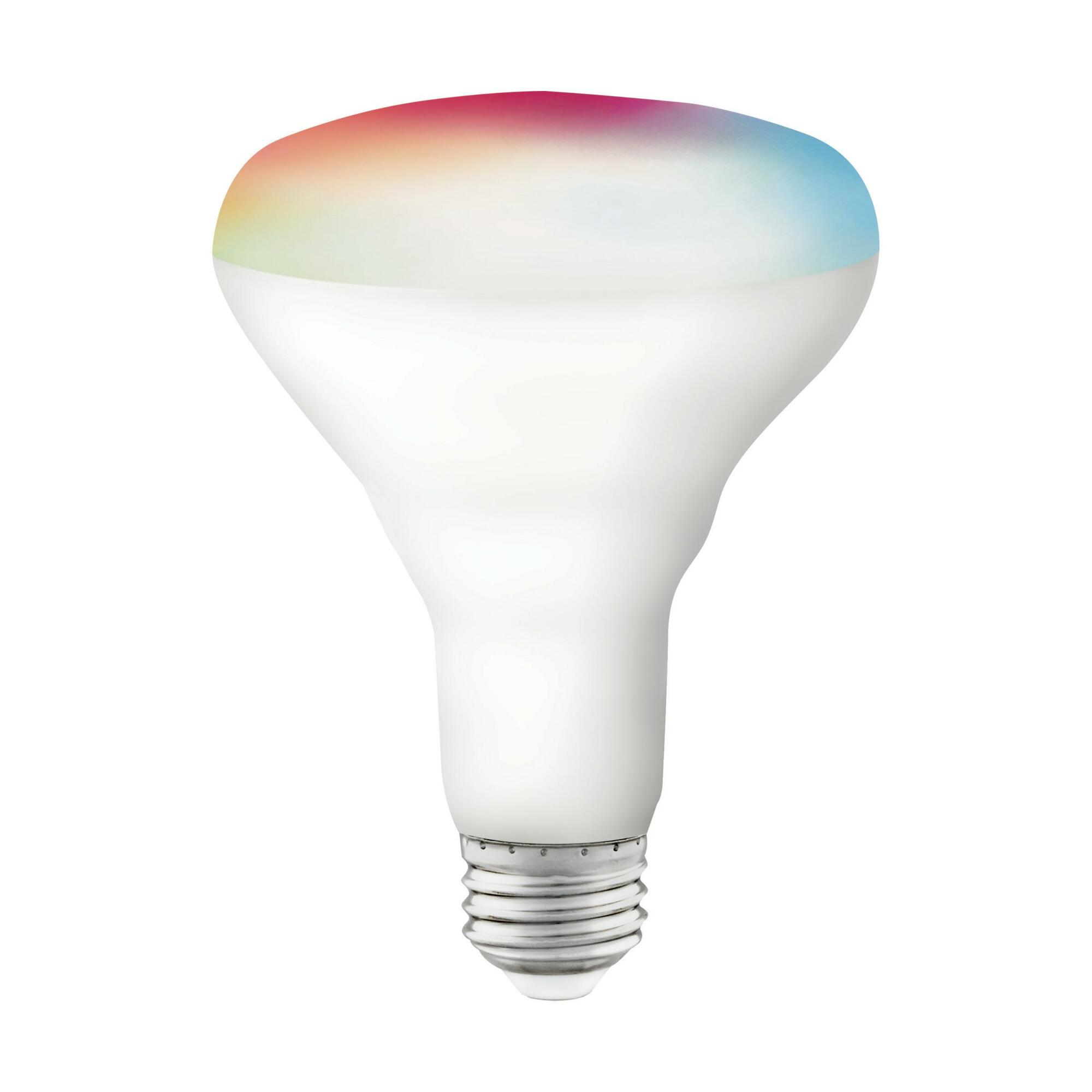 9.5 Watt - BR30 LED Lamp - RGB and Tunable White - Starfish IOT - 120 Volts - 800 Lumens