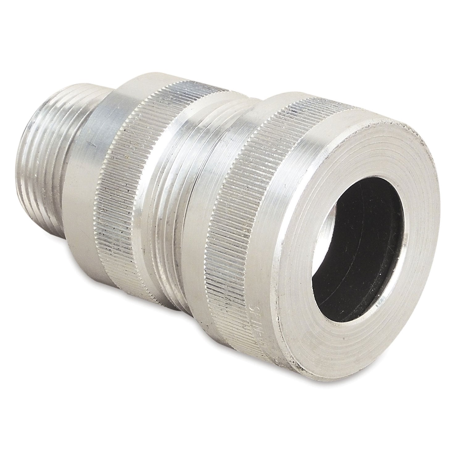 Spin-On Series II Connector, Aluminum, 1-1/4 inches Hub Size, Cable range over armor 1.311-1.390 inches.