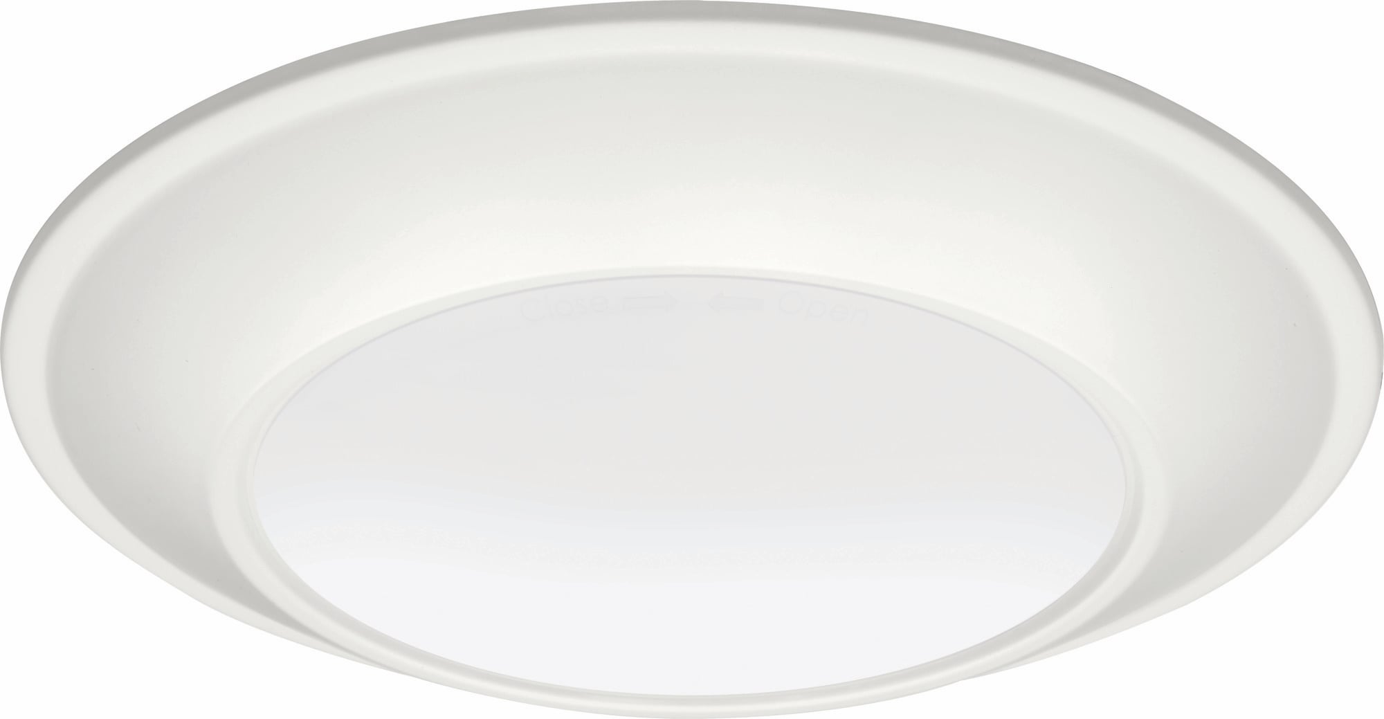 The Juno SlimBasics 6in JSBT Slim Tapered Switchable White LED Disk Light is designed to be the lowest total installed cost solution for residential spaces. The matte white aluminum housing is aesthetically pleasing bringing a design element that blends with any dcor. The JSBT features a switchable white color temperature switch on the back of the product allowing you to choose between three (3) easy color temperature adjustments (3000K Warm White, 4000K Cool White, or 5000K Daylight) making it a perfect solution for use in single-family, multi-family and light commercial spaces, including: kitchens, closets, hallways, bathrooms, laundry rooms and much more!