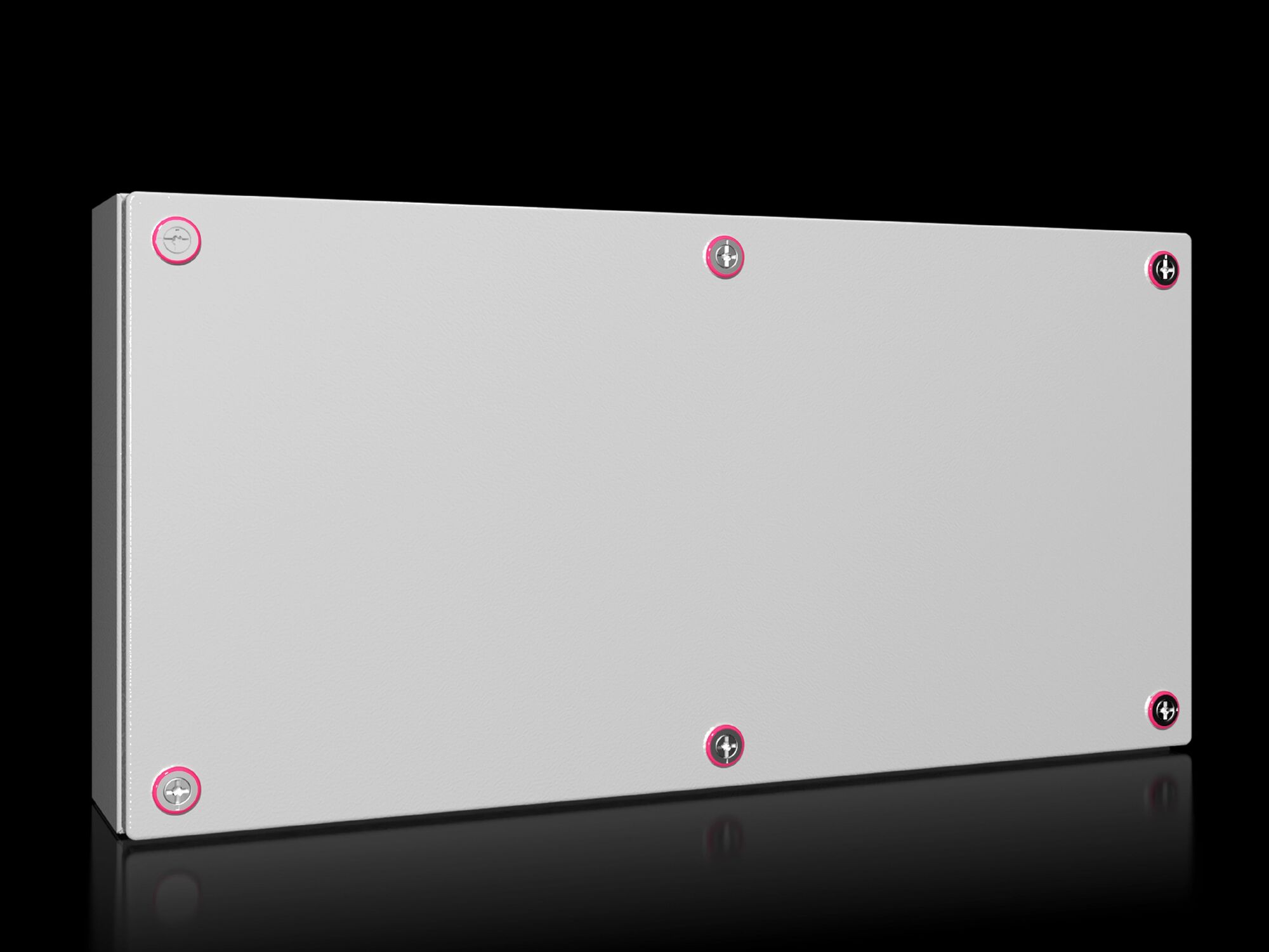 KX Terminal box, WHD: 600x300x120 mm, carbon steel, without mounting plate, with cover, without gland plate