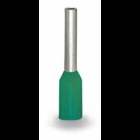 Ferrule; Sleeve for 0.34 mm² / 22 AWG; insulated; electro-tin plated; green