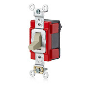 M1221-I Lev-Lok Large Toggle Switch, 120/277 V AC, 20 A, 800 W, 1000 VA Power Rating
