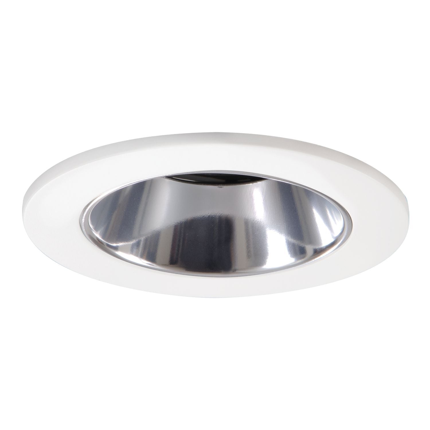 3" Trim Lensed Shower Light 15 Degree White Trim with Clear Reflector
