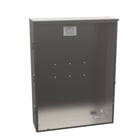 36X48X11 Stainless Steel Single Door Lift Off Hinge Cover Current Transformer Rack Provision.