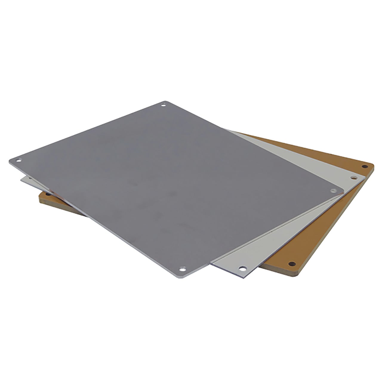 VJ Series Back Mounting Plate 14x12x0.38 Brown Nonmetallic