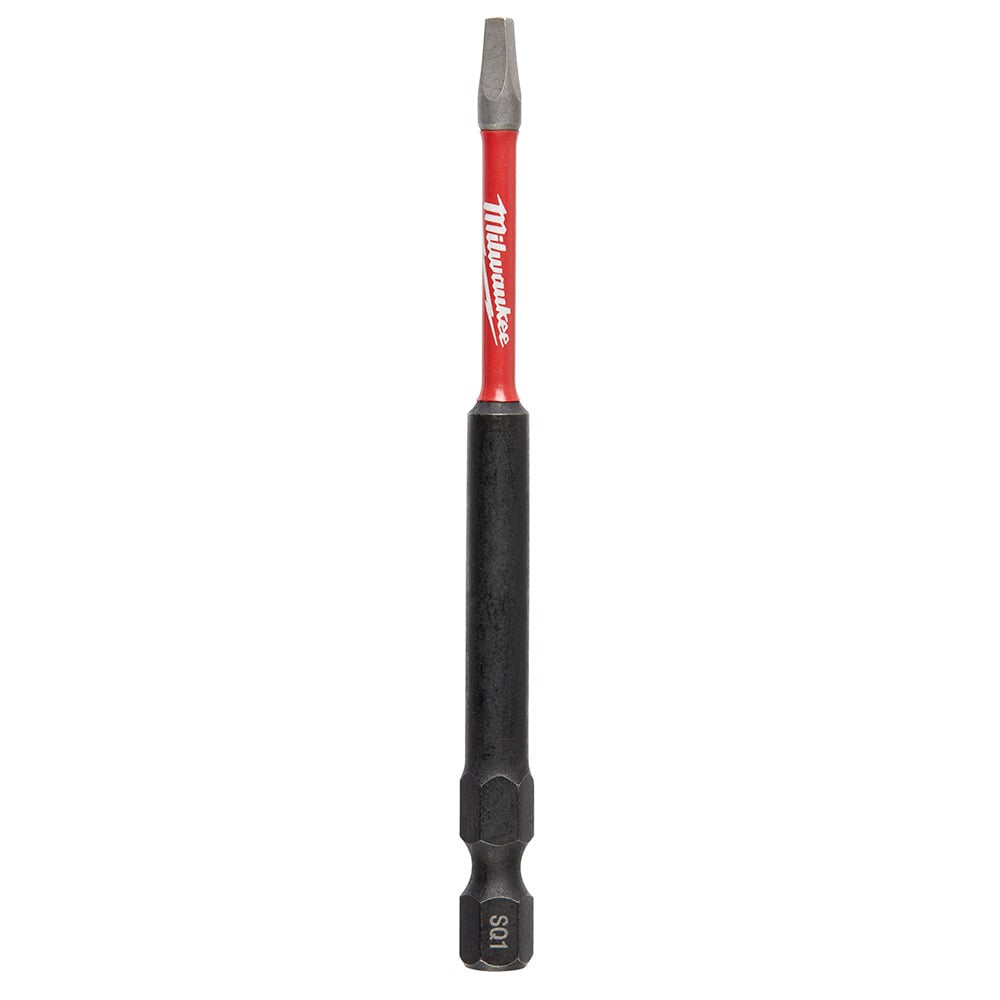 SHOCKWAVE 3-1/2 in. Impact Square Recess #1 Power Bits-Bulk 25