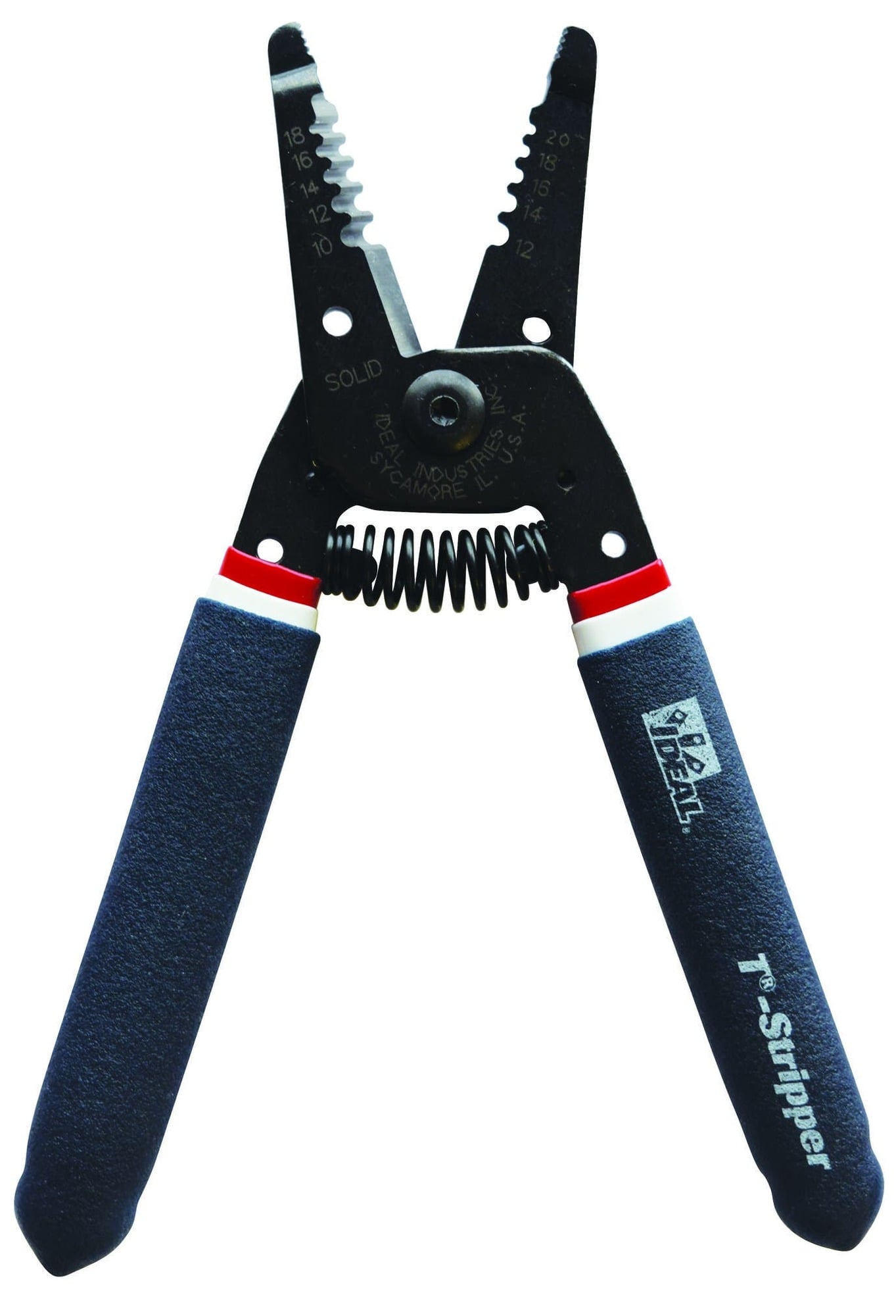 45-619 Reflex Super T Wire Stripper, 14 to 8 AWG, 16 to 8 AWG Solid/Stranded Cable