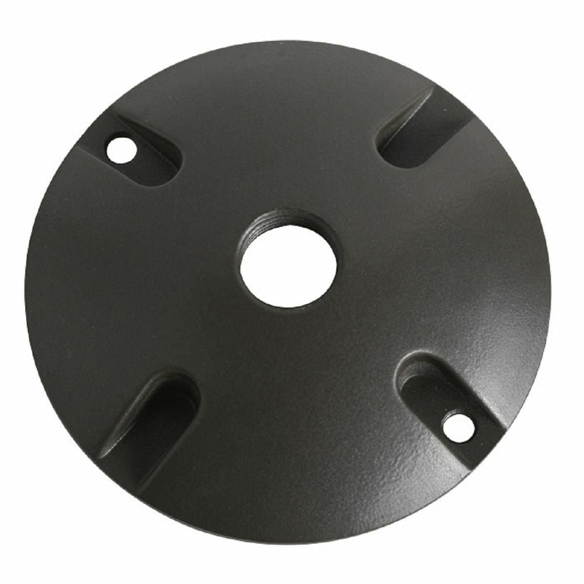 Round 1/2 in. 1-Hole Lampholder Weatherproof Cover - Bronze