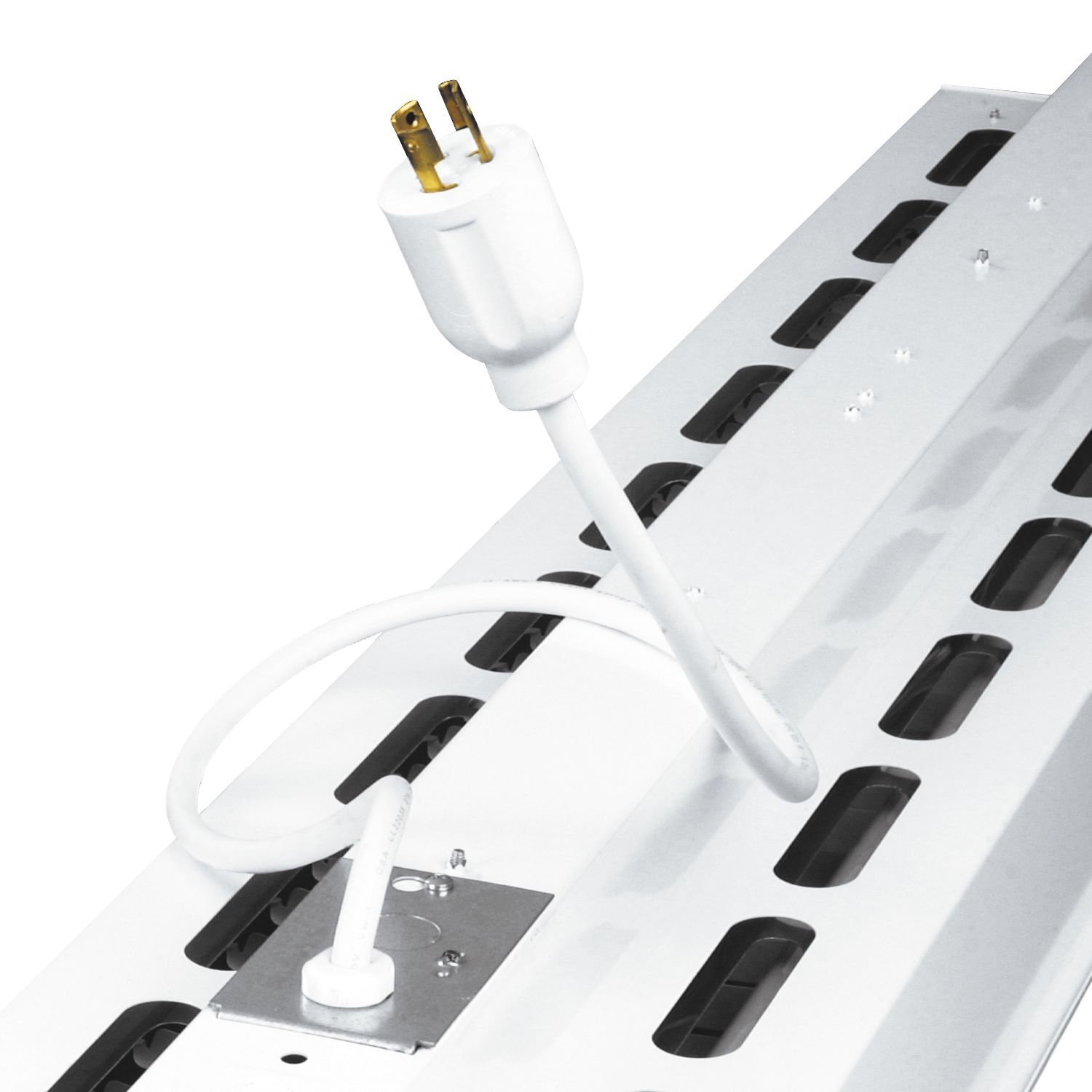 3' Modular Power Cord & Plug, 277V