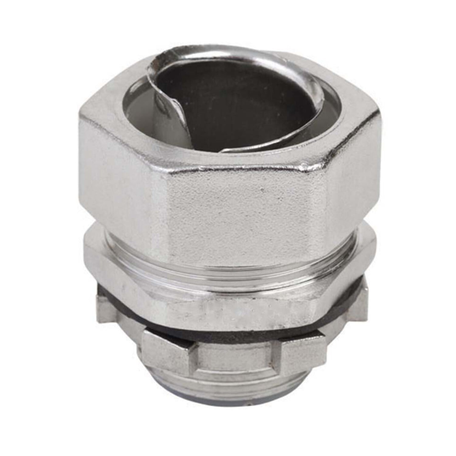 Stainless Steel 316 Flex Male Straight Connector 1"