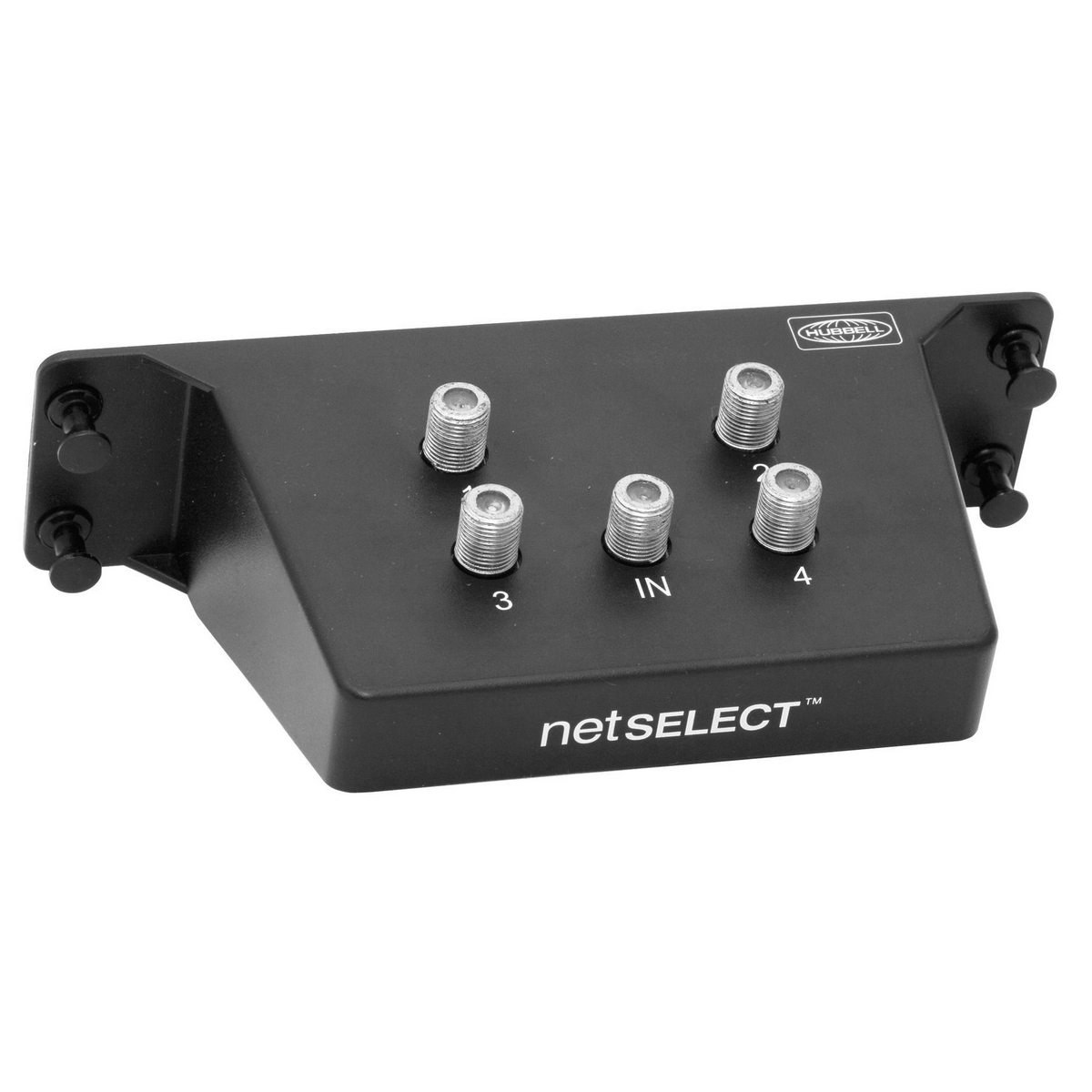 Net Select, Module, 4-Way Coax, 1GHz, Plastic