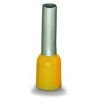 Insulated ferrule sleeve - Wago (216 series) - for 1 x 6mm2 - Yellow color - length 14mm - Diameter 6.3mm insulated collar / 3.5mm ferrule